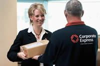 A Corporate Express delivery