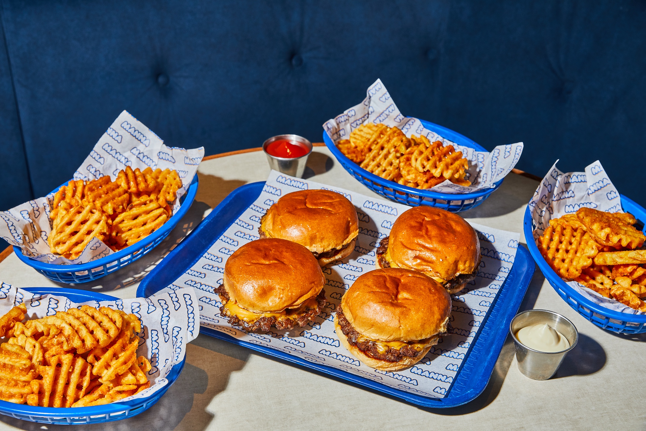 line-chef-manna-burger-arcade-food-hall