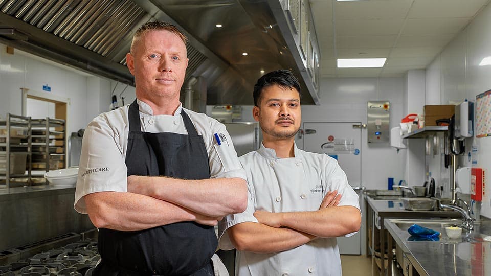 Chefs in the kitchen