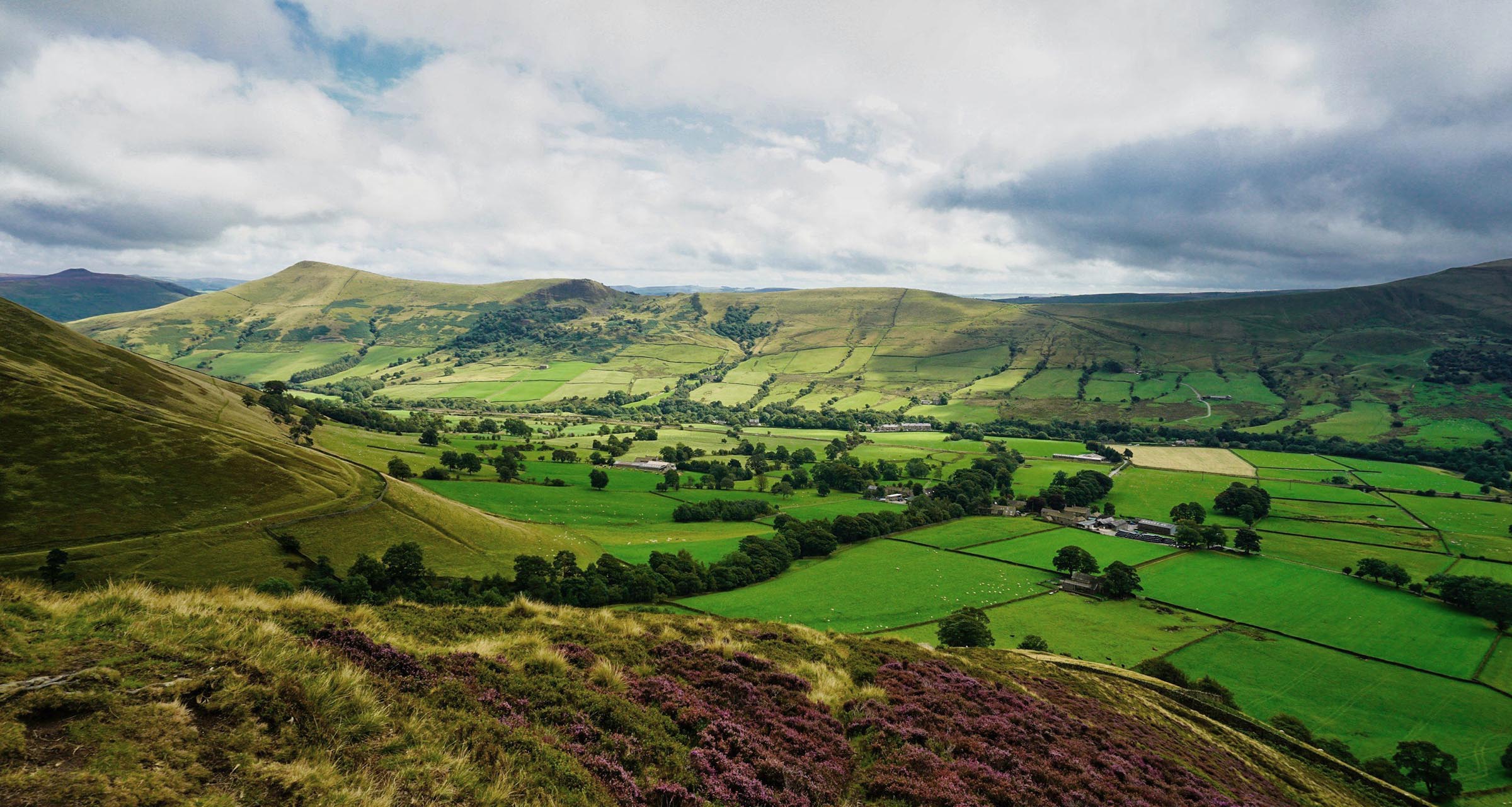 rolling hills of Herefordshire