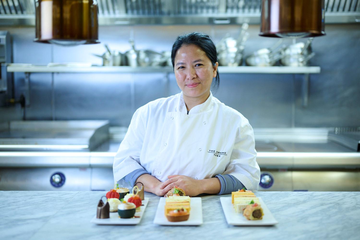 chef smiling in the kitchen