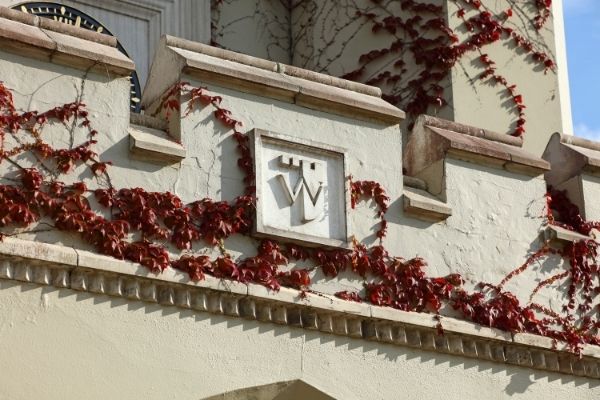 Wentworth logo on the building